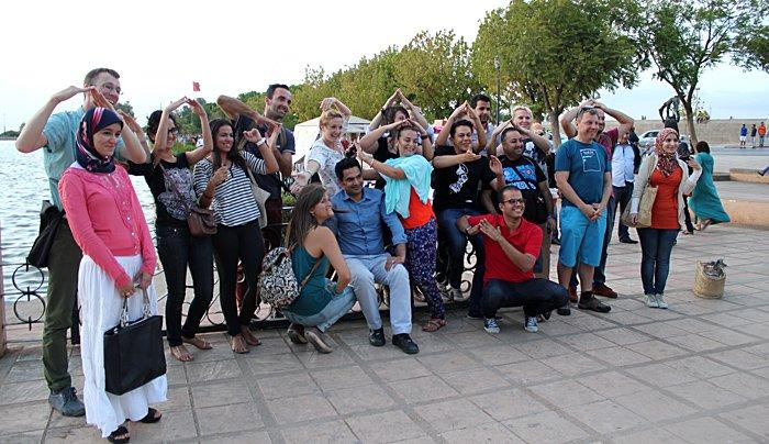 Marokkolainen Errahim-järjestö vei eurooppalaiset vieraat tutustumaan Meknèsin kaupunkiin.